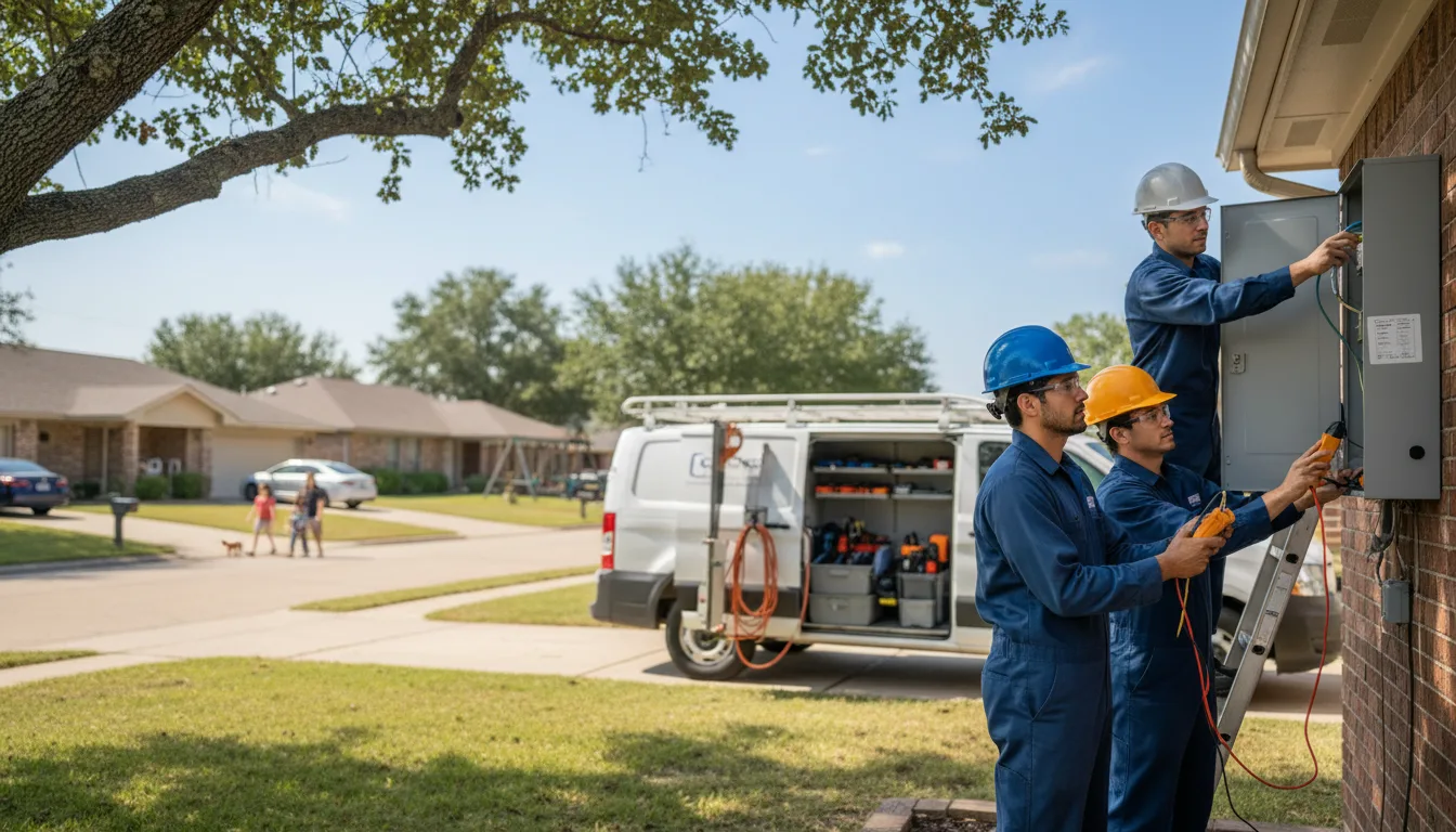 Certified electrician providing emergency electrical services in Sharon, GA